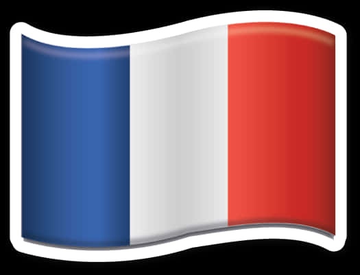 French Flag Emoji Waving