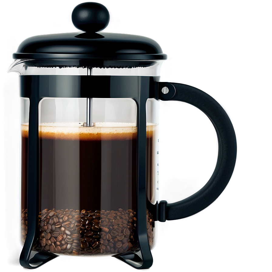 French Press Coffee Png 44