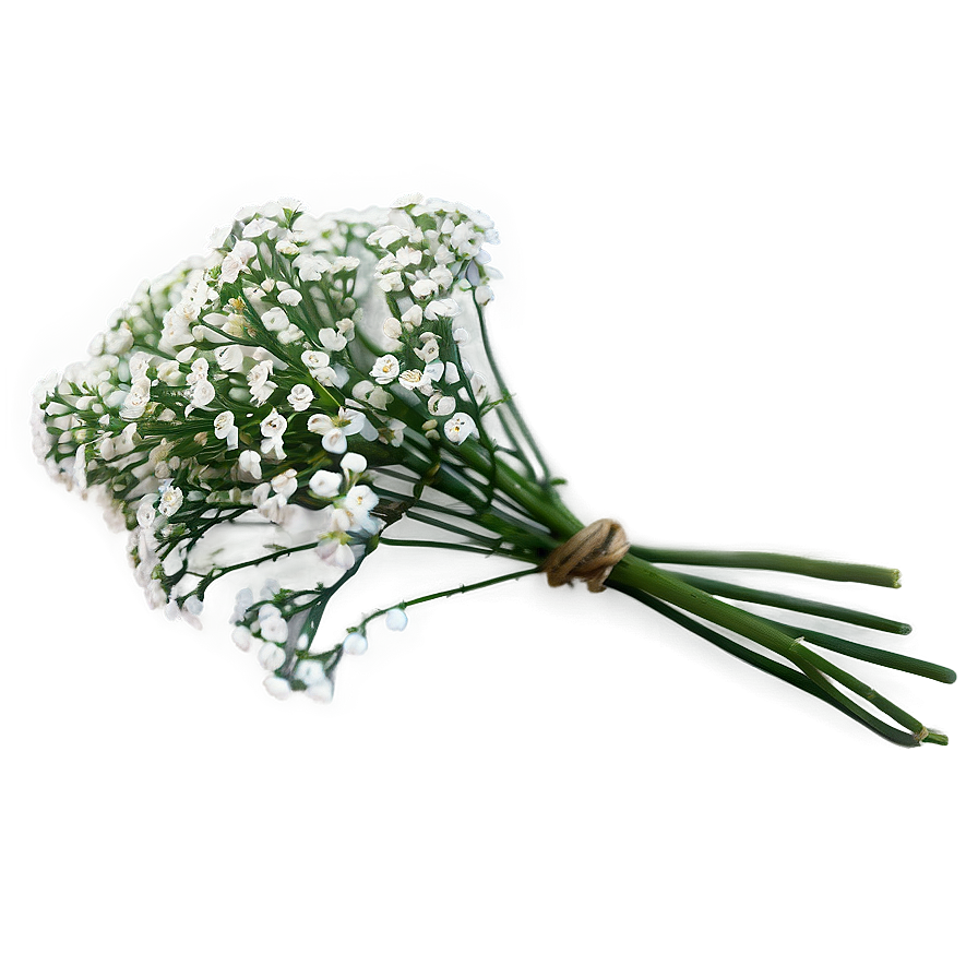 Fresh Babys Breath Sprig Png 06132024