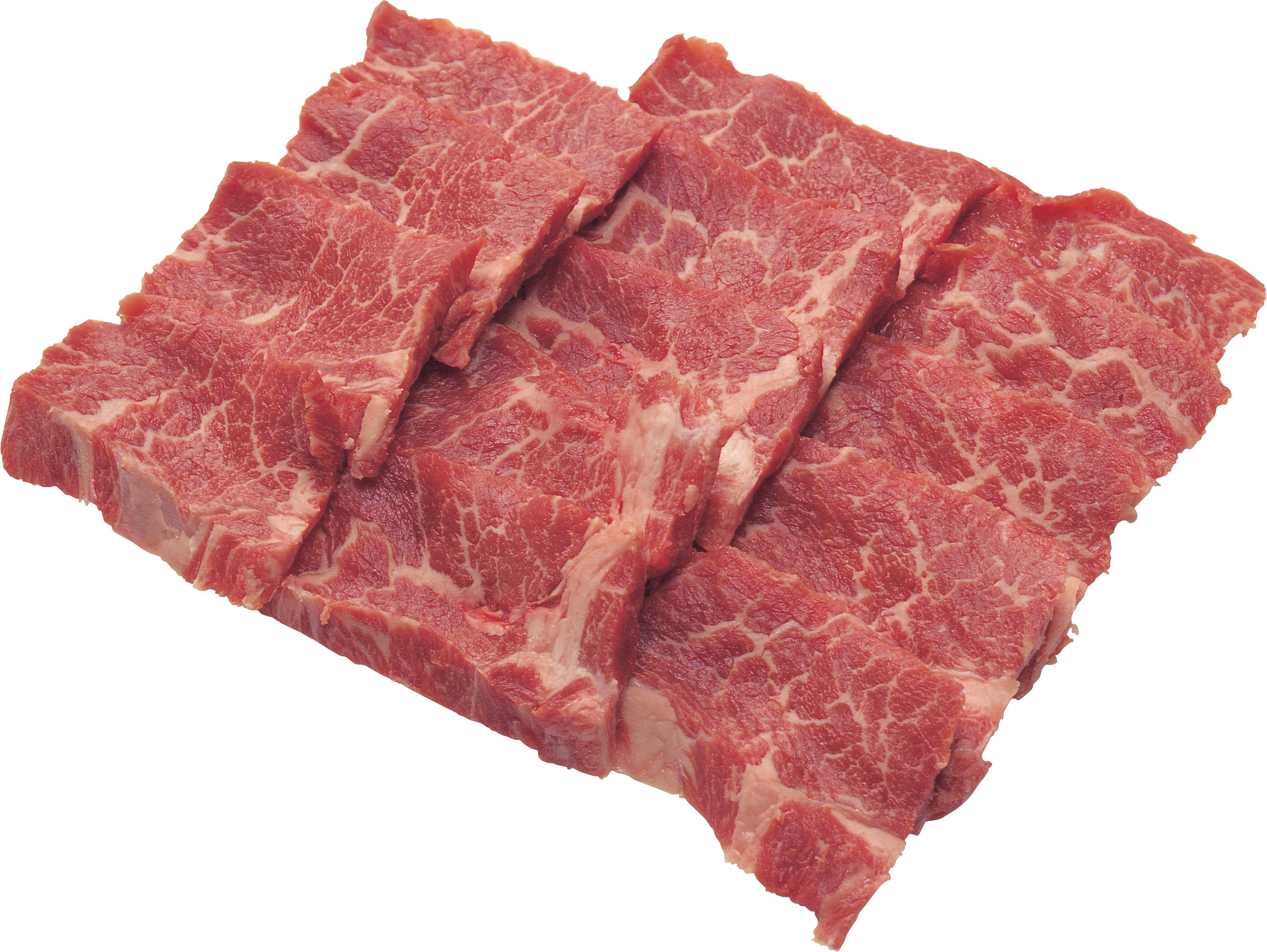 Fresh Beef Steaks Isolated