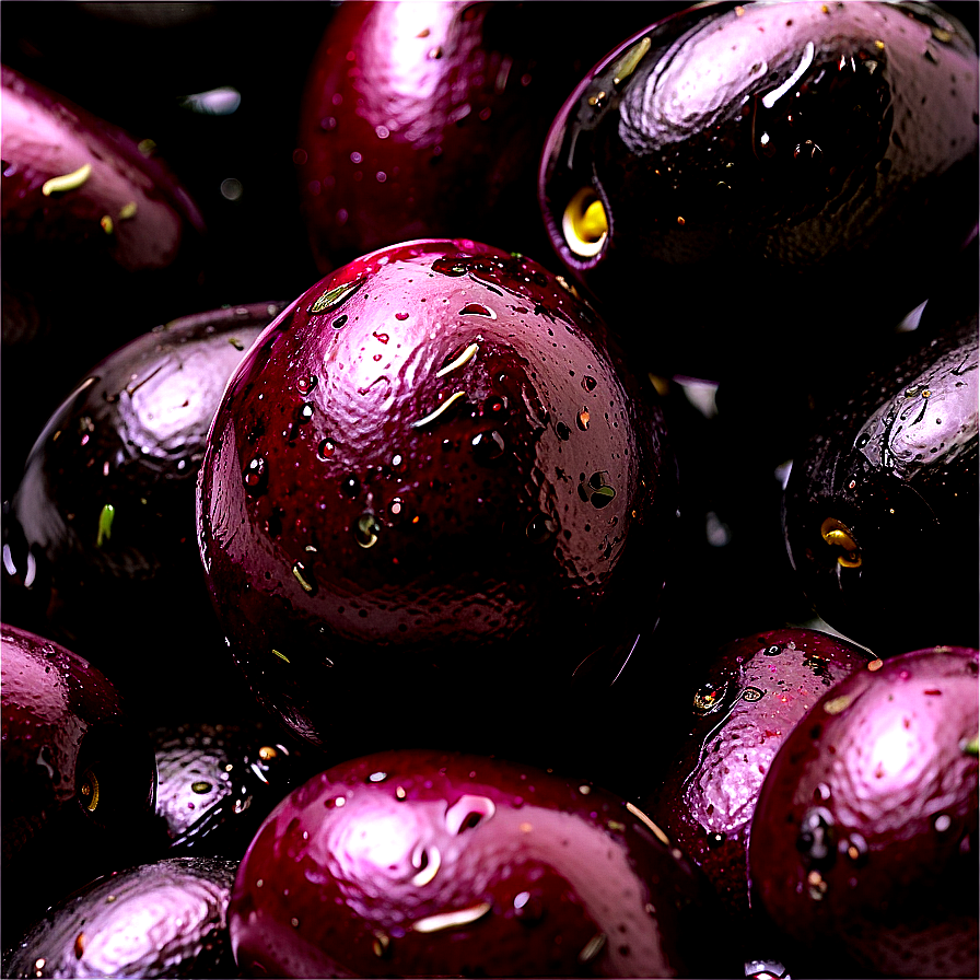 Fresh Black Olives Png 13