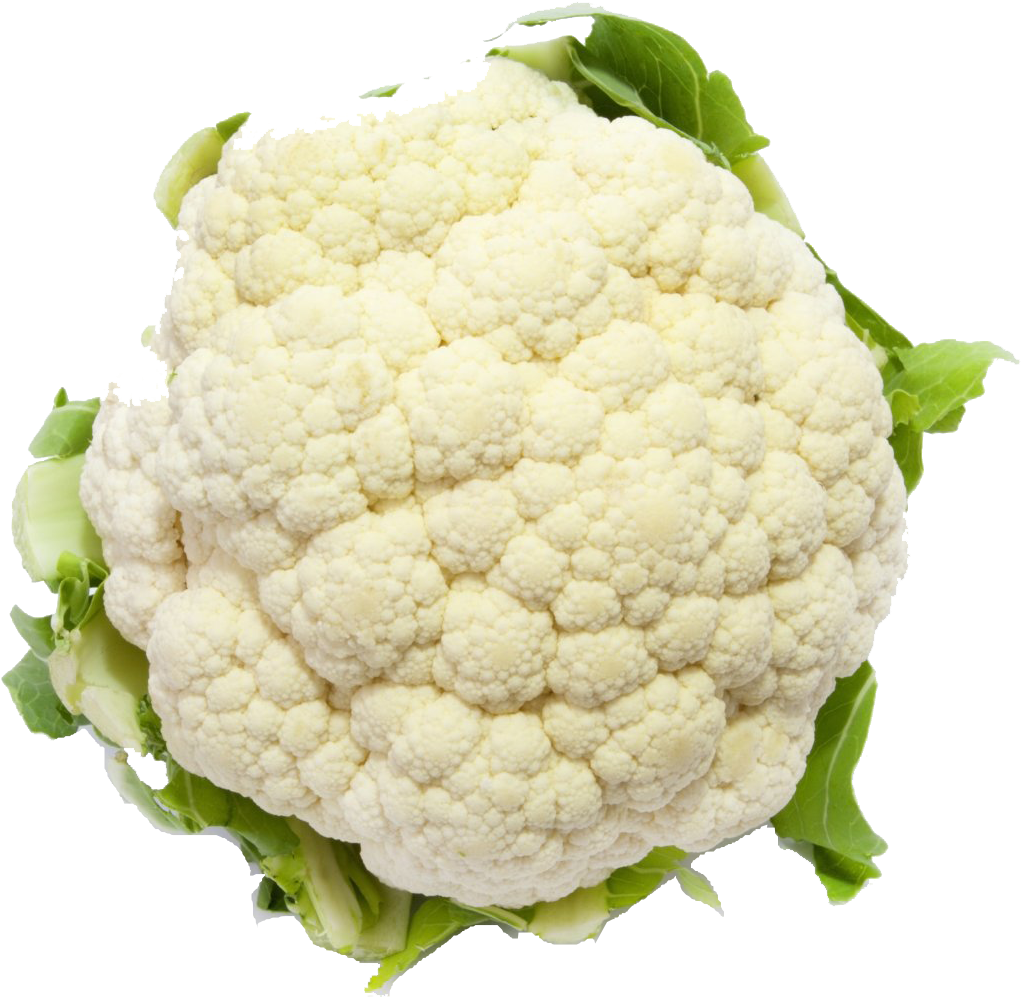 Fresh Cauliflower Isolated.png