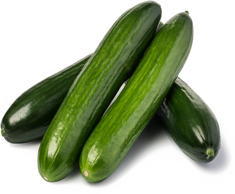 Fresh Cucumbers Isolated Background