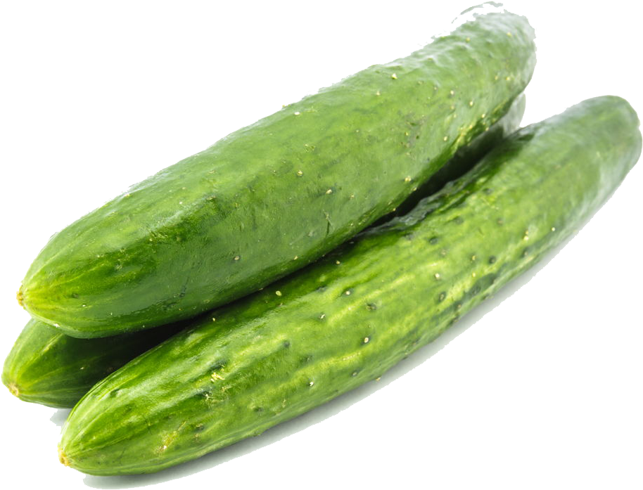 Fresh Cucumbers Isolated Background