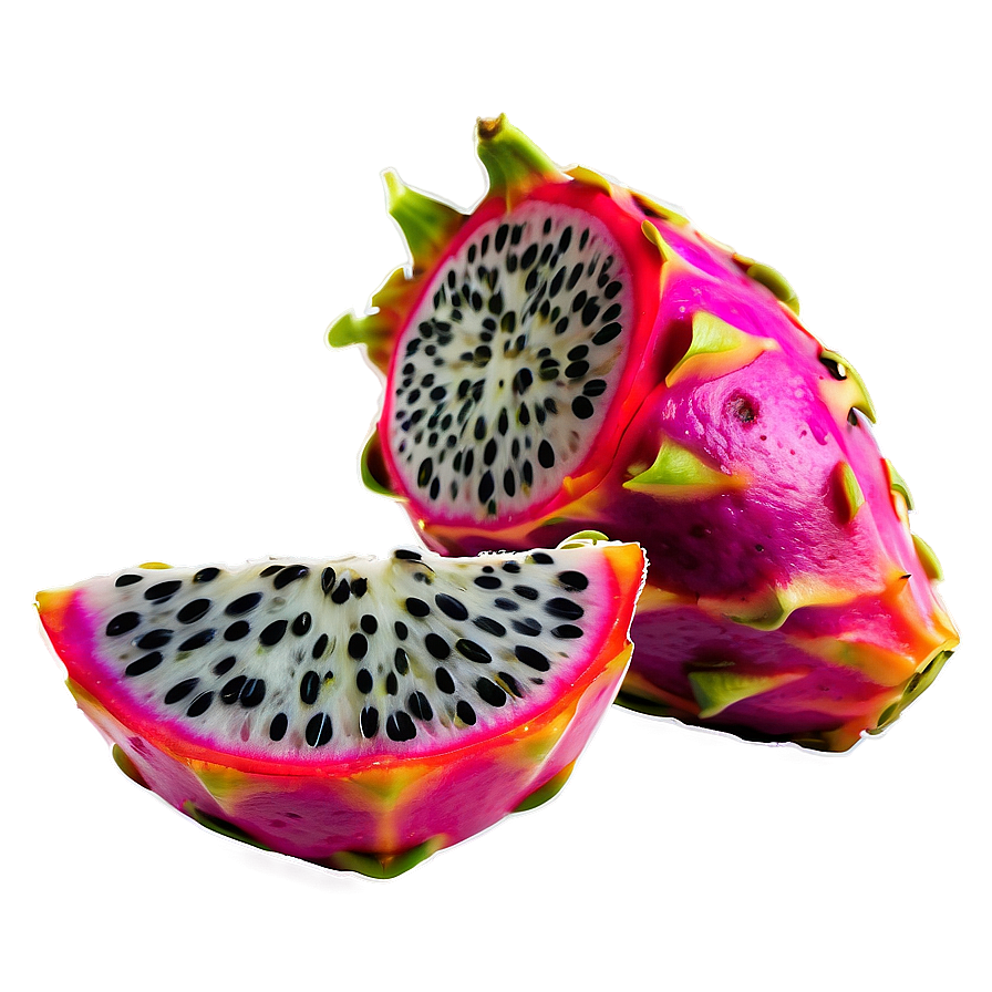 Fresh Dragonfruit Slice Png Ofw25