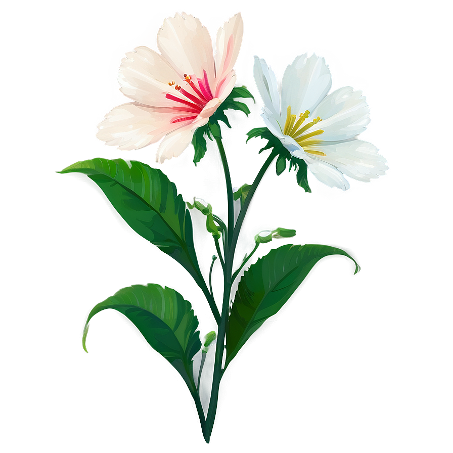 Fresh Flower Stem Png Uit