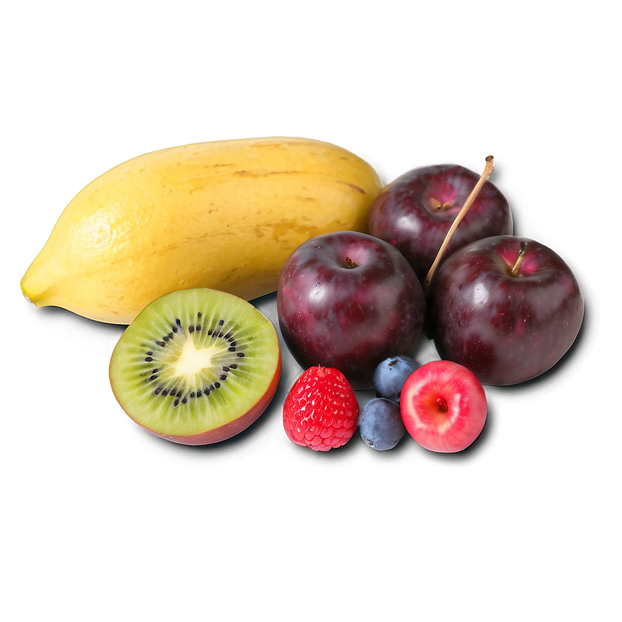 Fresh Fruit Assortment Png Mdt97