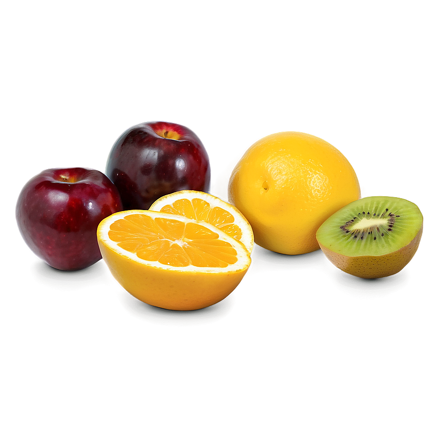 Fresh Fruit Assortment Png Ntl7