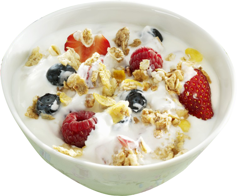 Fresh Fruit Cereal Bowl