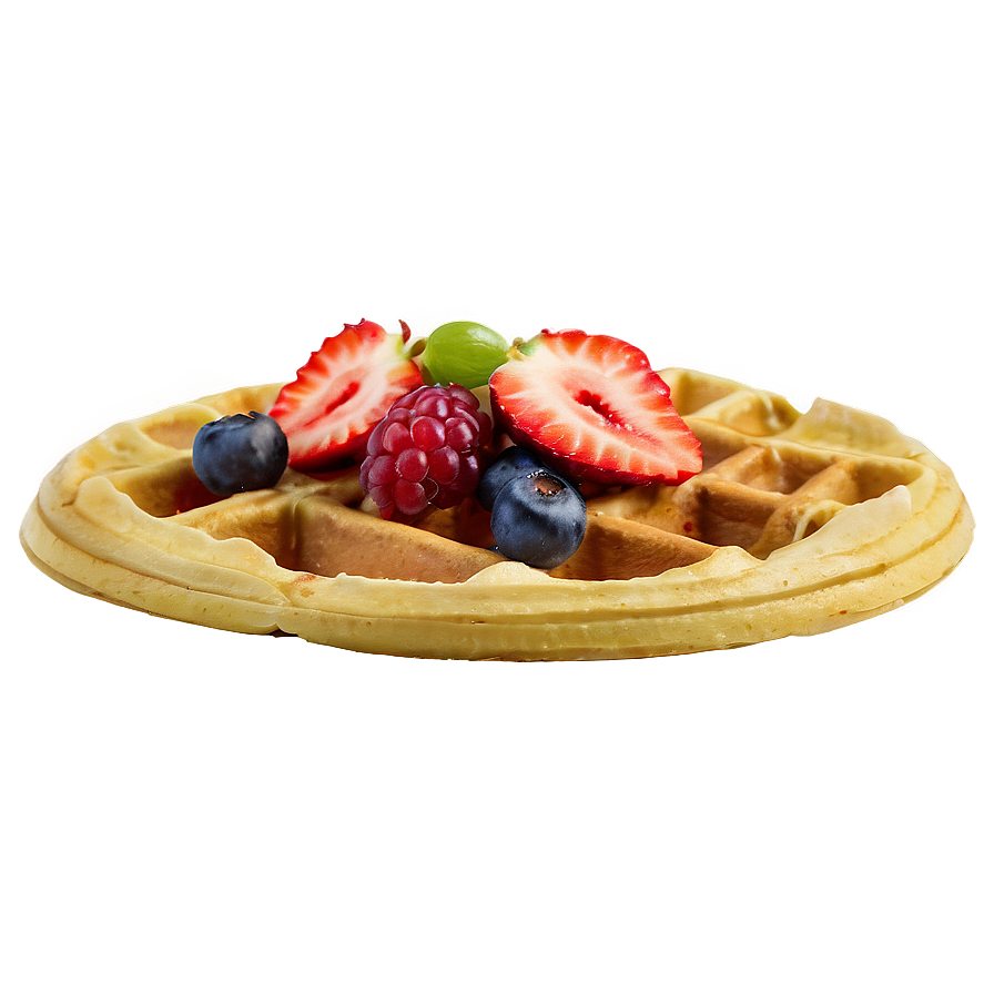 Fresh Fruit Waffle Png Prt35