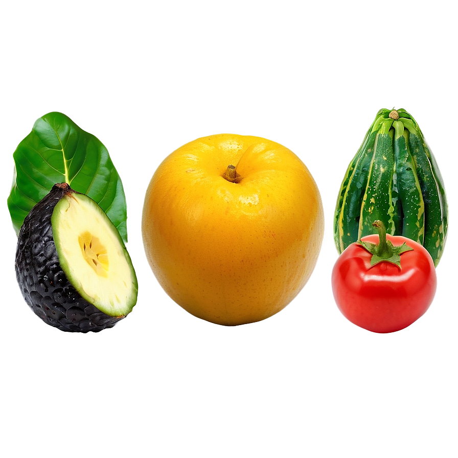 Fresh Fruits And Vegetables Picture Png 46