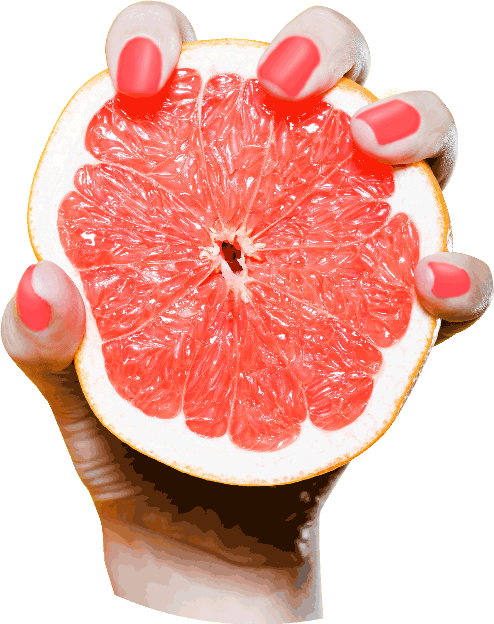 Fresh Grapefruit Heldin Hand