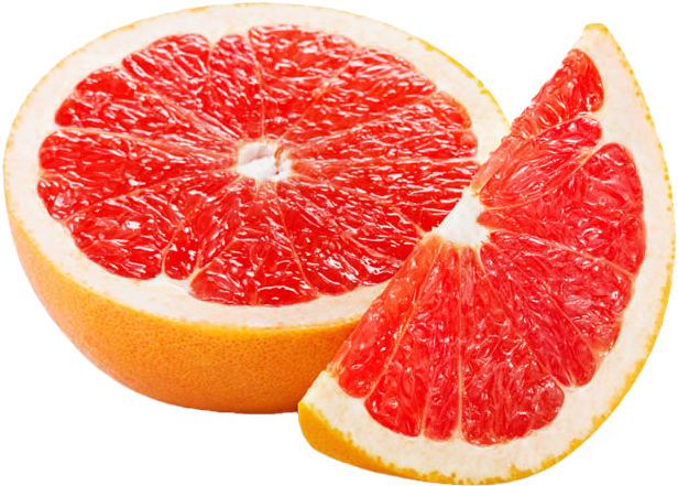 Fresh Grapefruit Sliceand Half