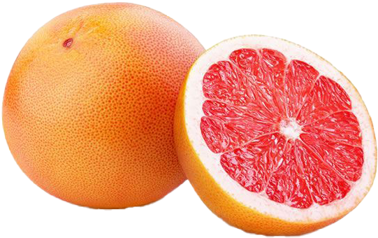 Fresh Grapefruitand Half Slice.png