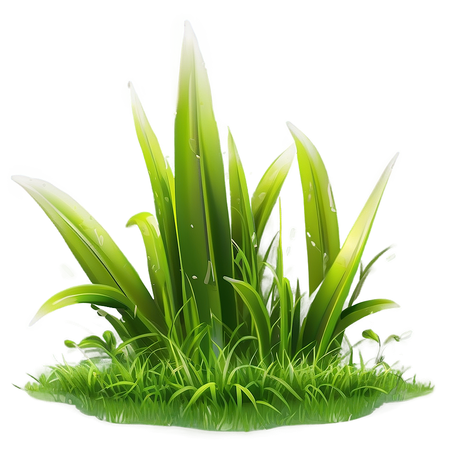 Fresh Green Cartoon Grass Png Vdj35