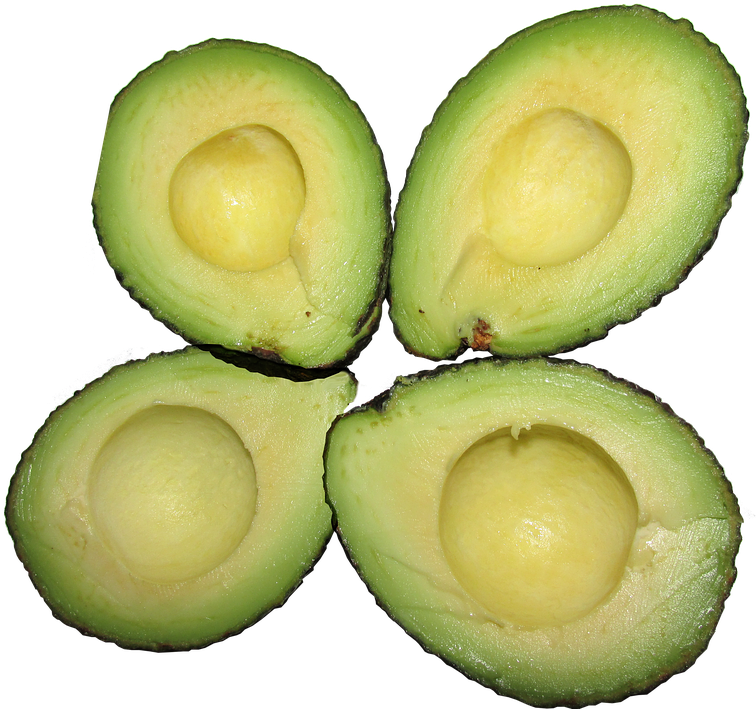 Fresh Halved Avocados.png