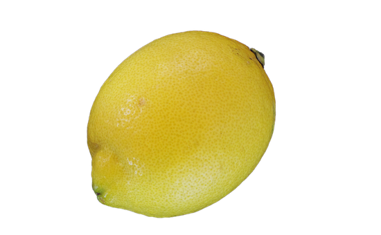 Fresh Lemon Black Background