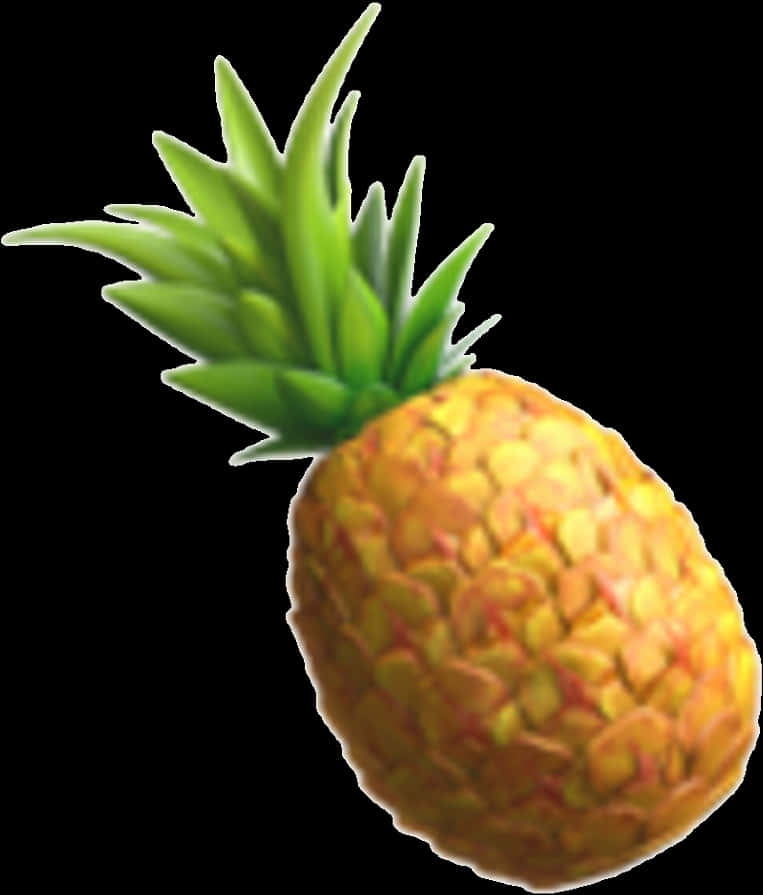 Fresh Pineapple Emoji Art