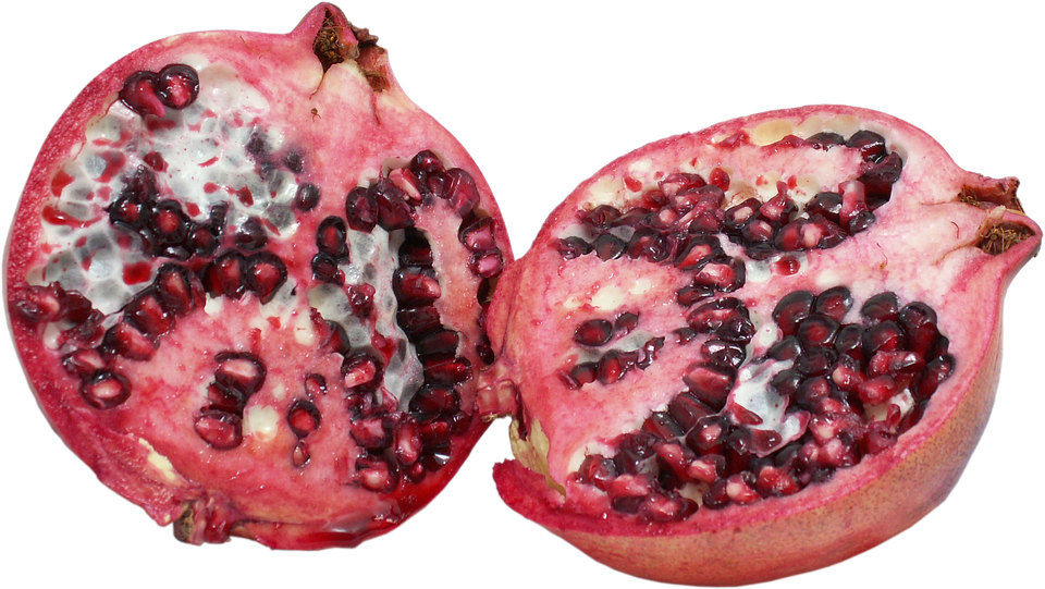 Fresh Pomegranate Halves