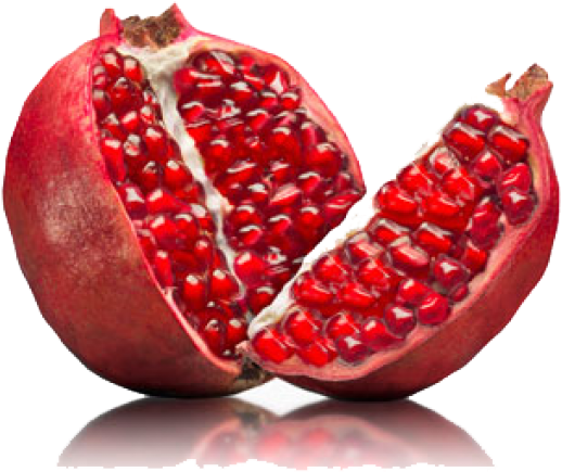 Fresh Pomegranate Halves.png