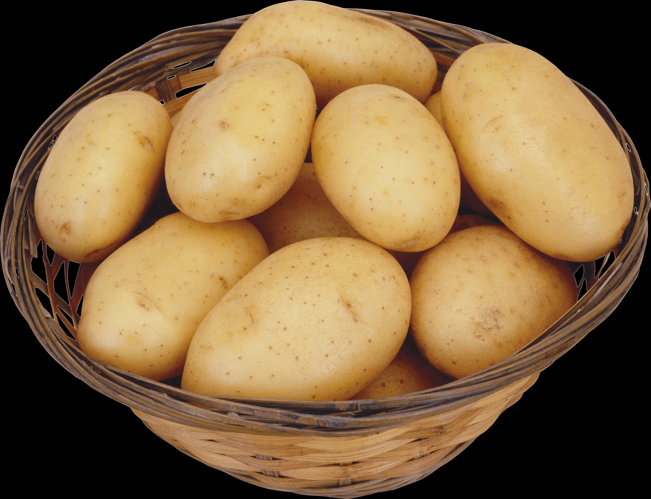 Fresh Potatoesin Basket