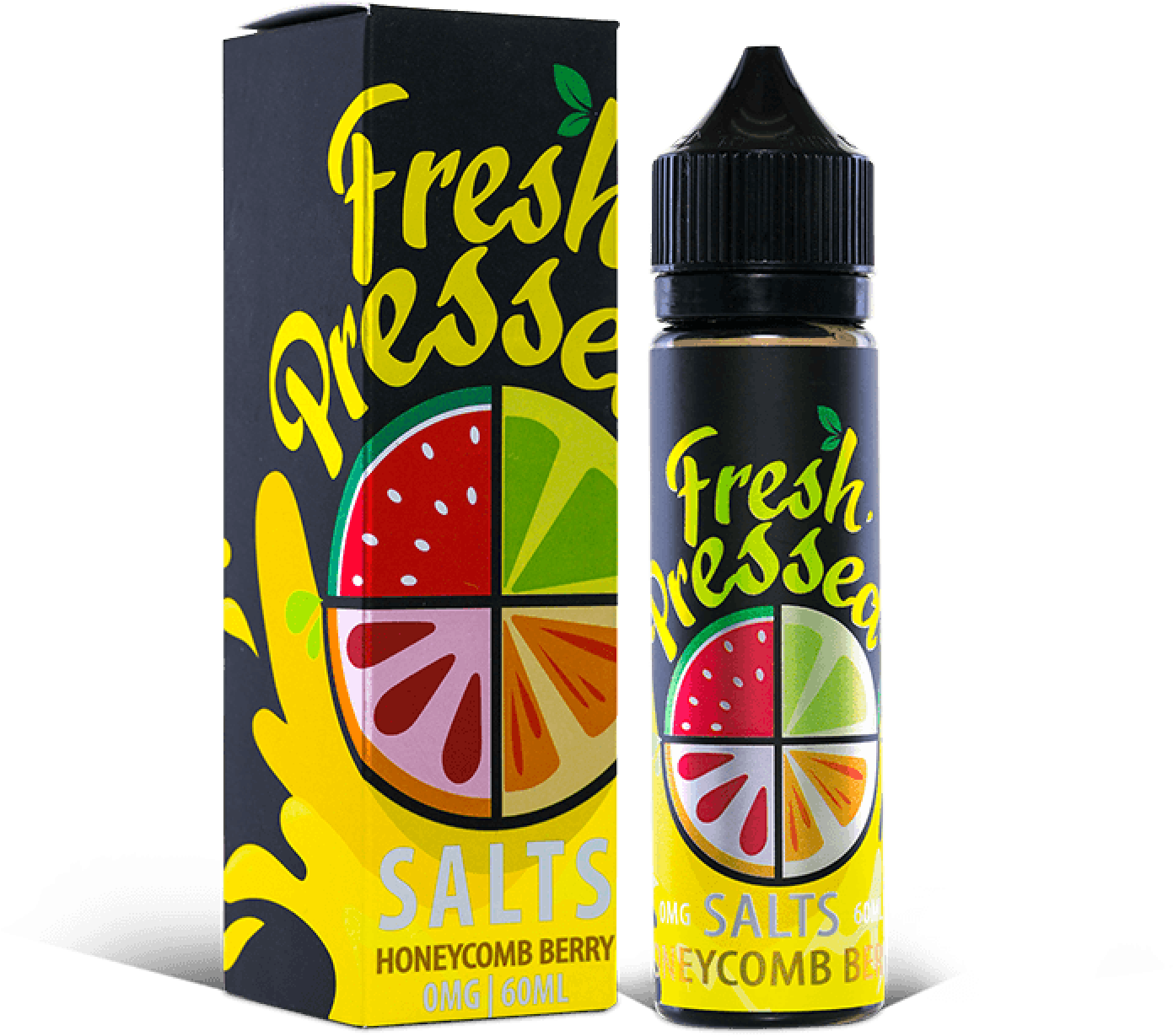 Fresh Pressed Salts Honeycomb Berry Eliquid Packaging