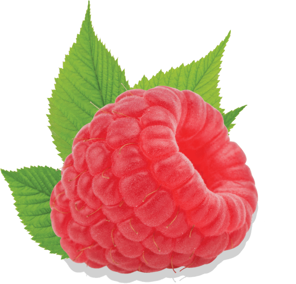 Fresh Raspberrywith Leaves.png