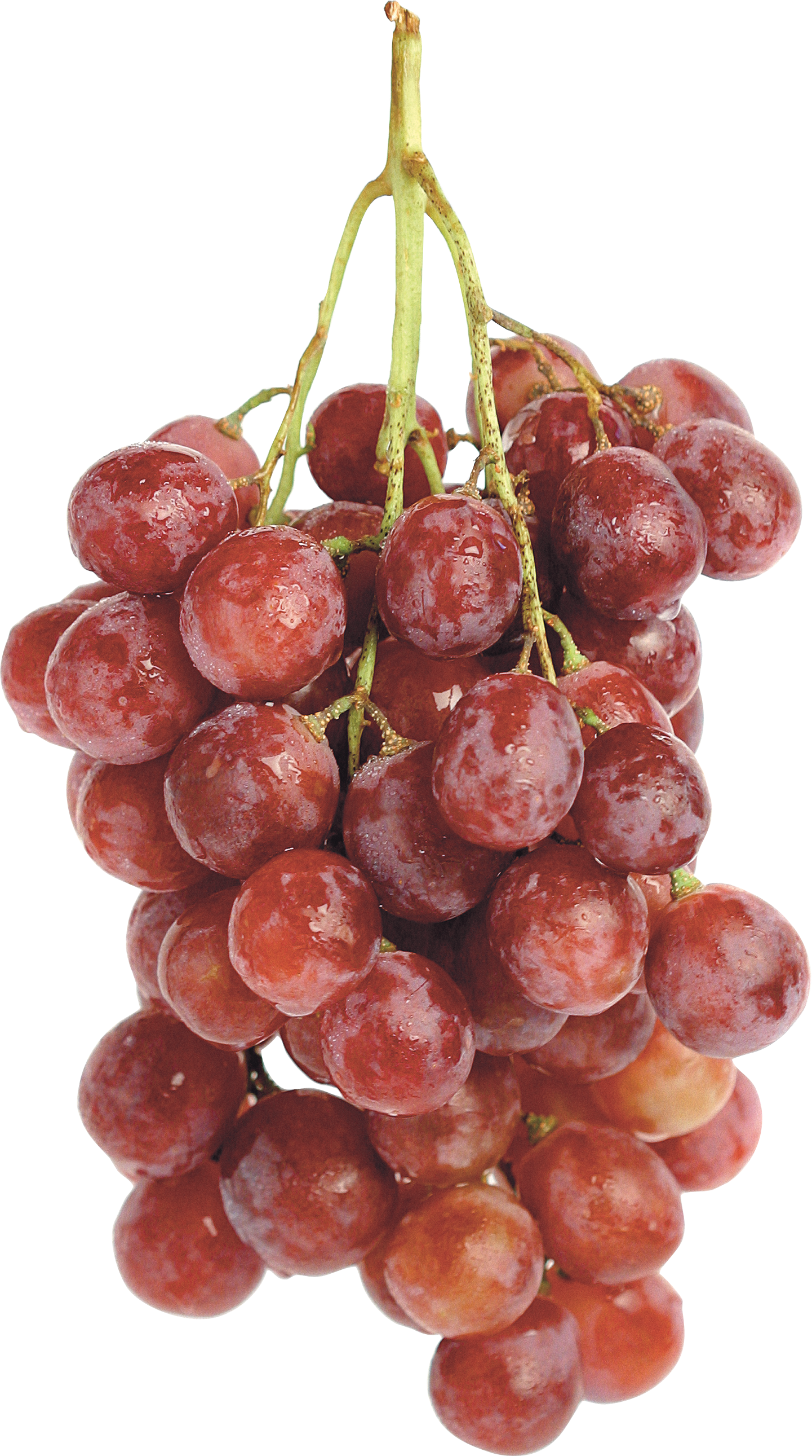 Fresh Red Grape Cluster.png