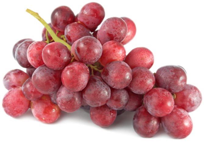 Fresh Red Grapes Cluster.png