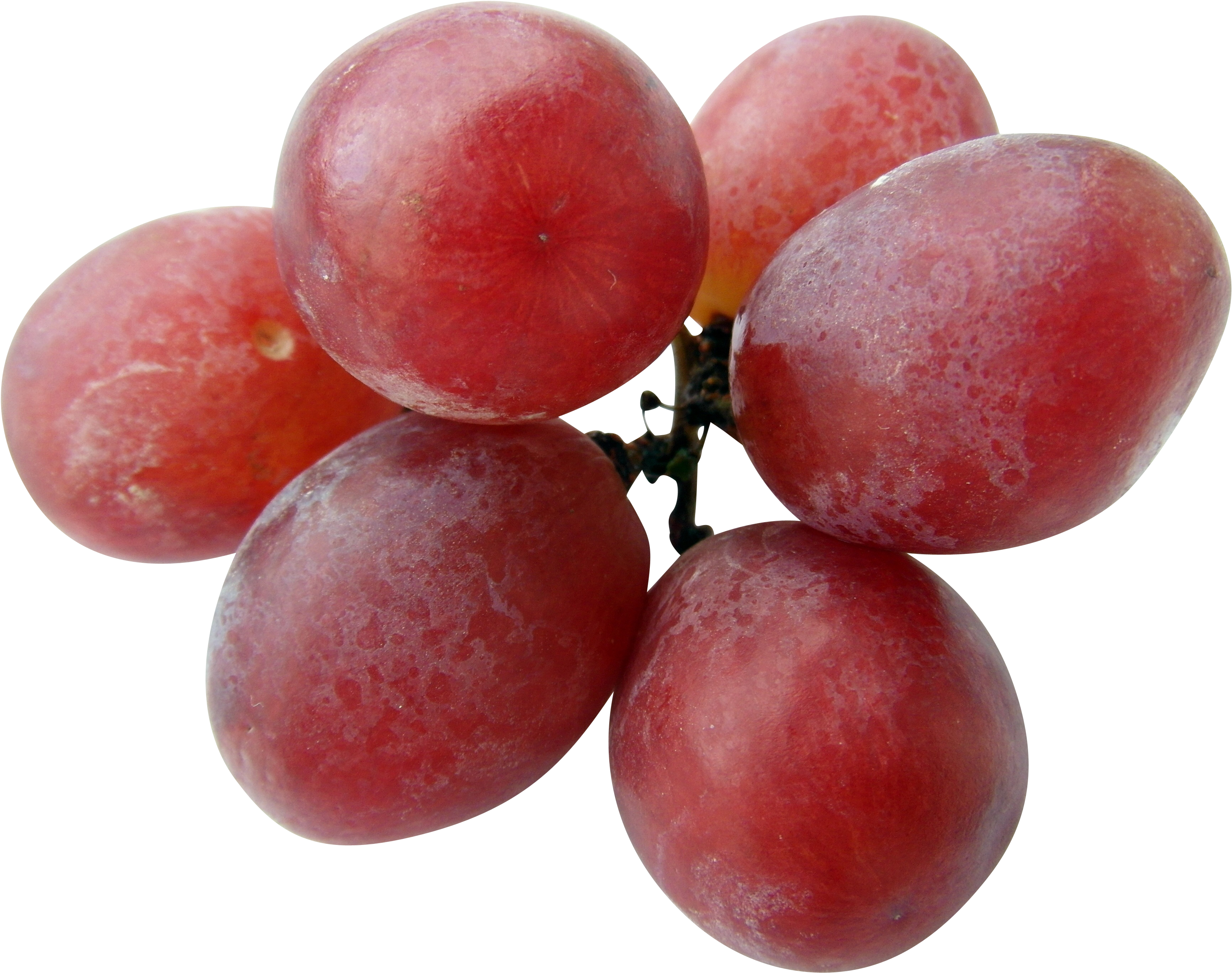 Fresh Red Grapes Cluster.png