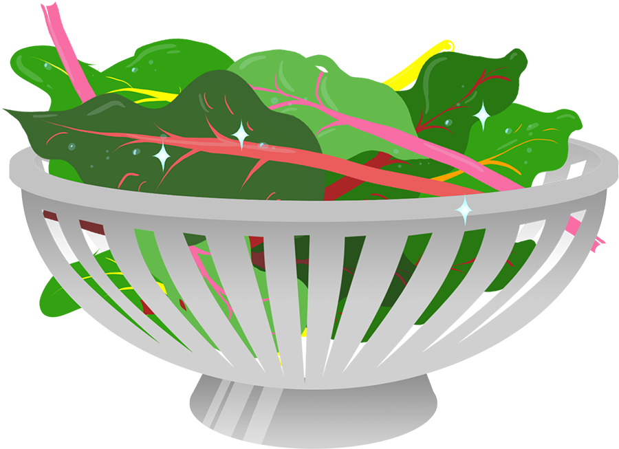 Fresh Spinachin Colander