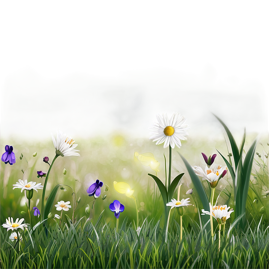 Fresh Spring Meadow Png 86