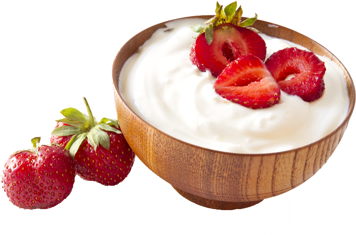 Fresh Strawberry Yogurt Bowl