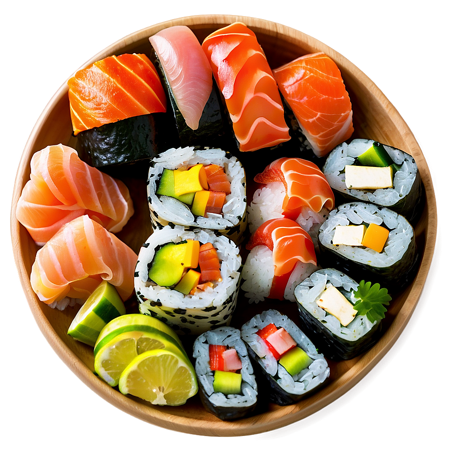 Fresh Sushi Platter Png 05212024