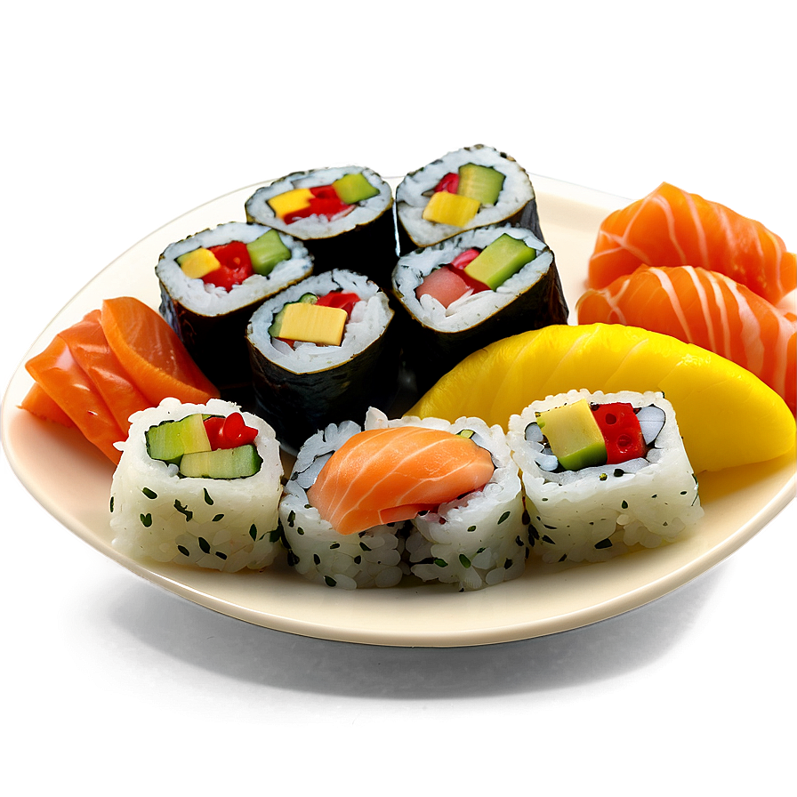 Fresh Sushi Platter Png Gvg39