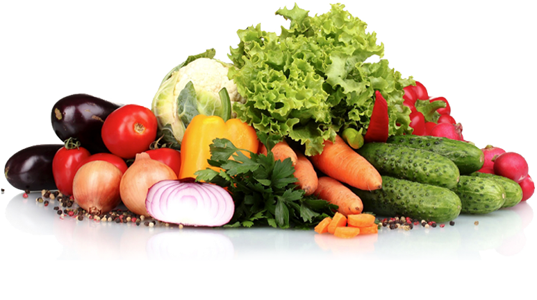 Fresh Vegetable Assortment Diet Concept