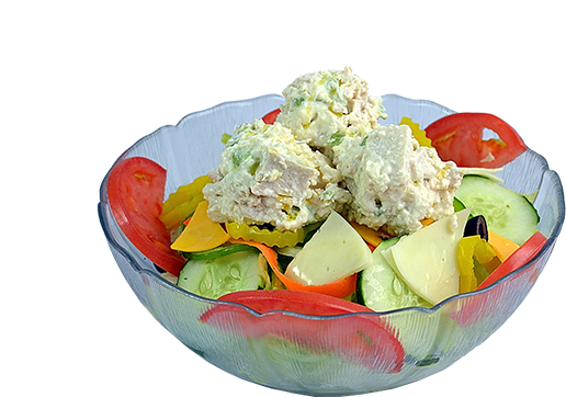 Fresh Vegetable Chicken Salad Bowl