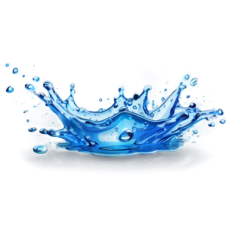 Fresh Water Splash Cartoon Png Xyx