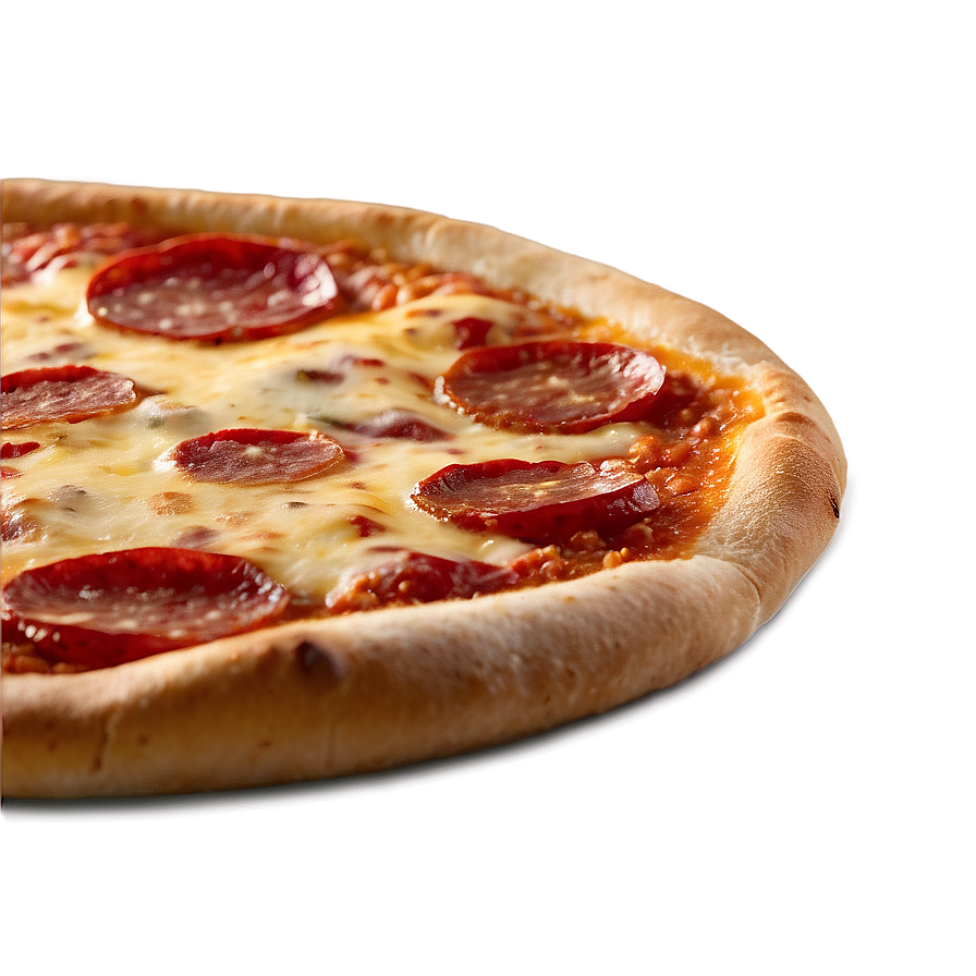 Freshly Baked Pepperoni Pizza Png Kgq87