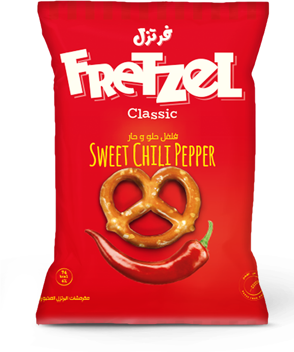 Fretzel Sweet Chili Pepper Pretzel Snack Package