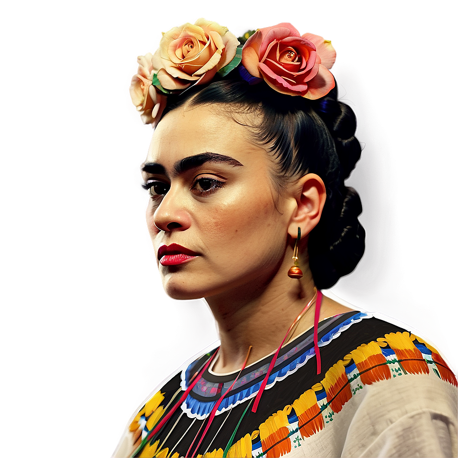 Frida Kahlo Portrait Mexico Png Ydy67
