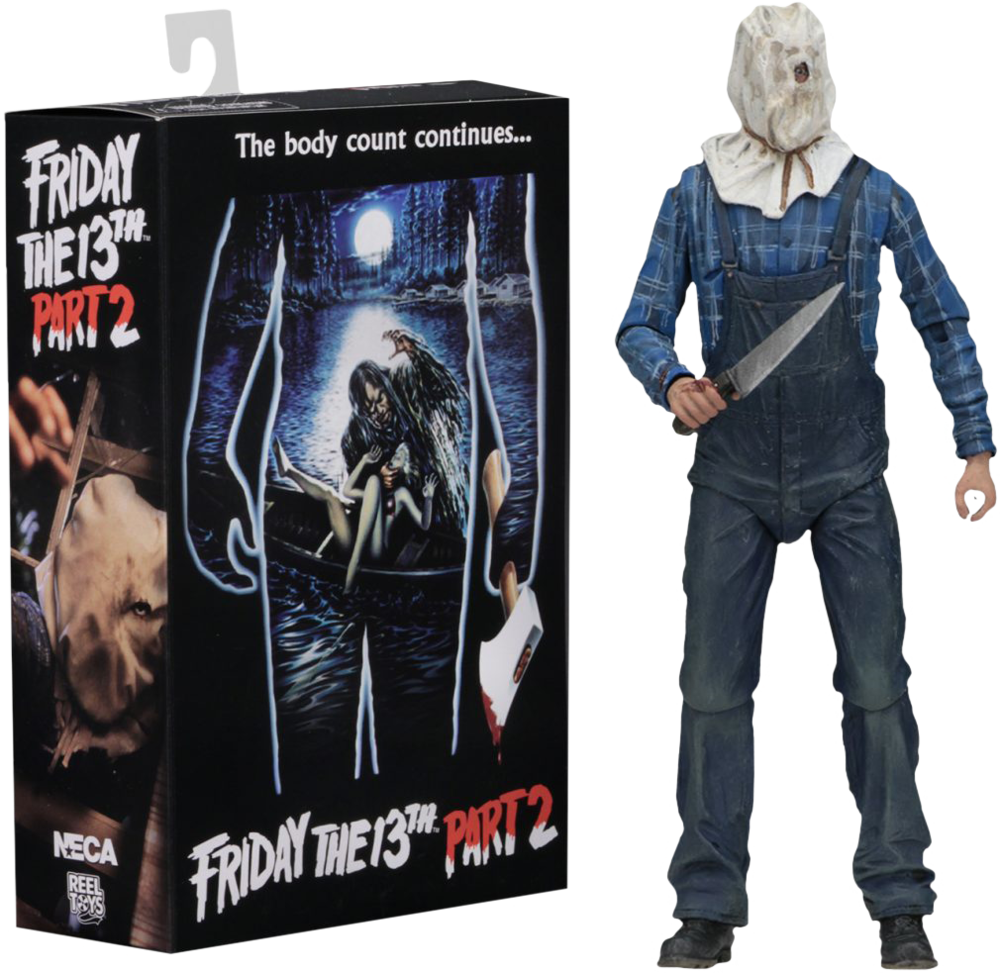 Fridaythe13th Part2 Action Figureand Packaging