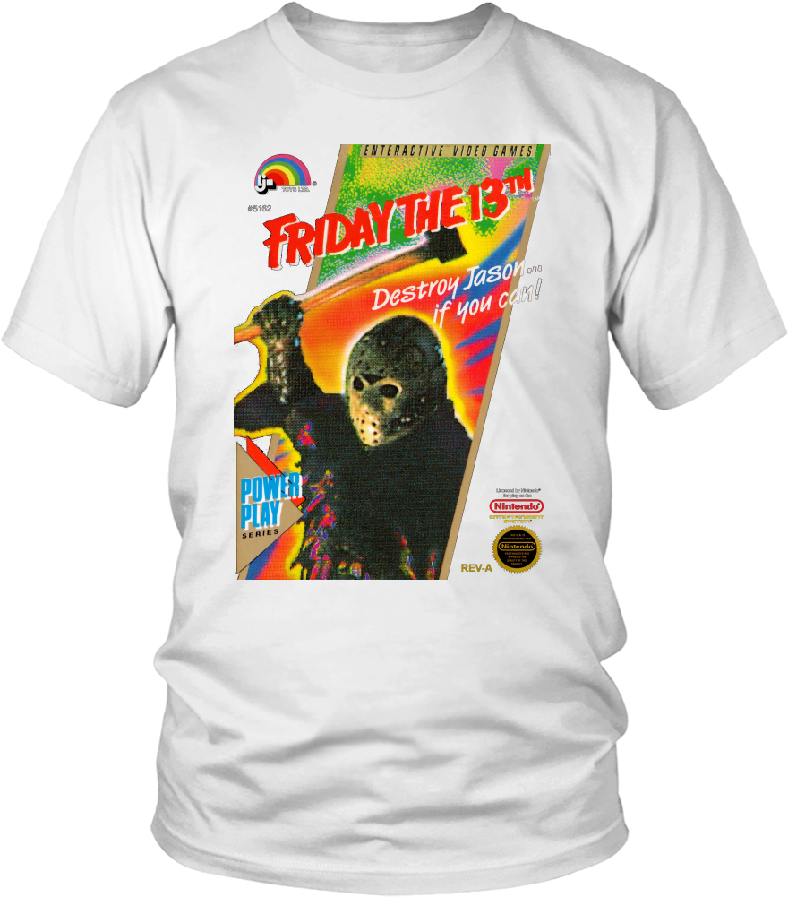 Fridaythe13th Video Game T Shirt Design