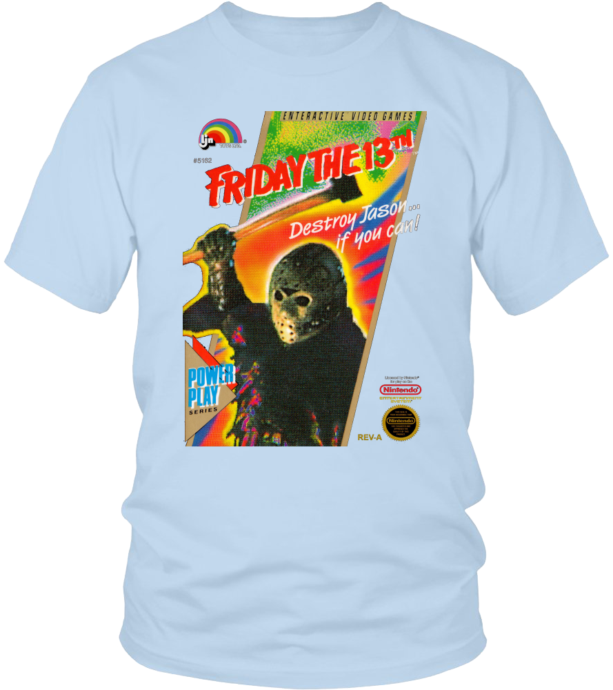Fridaythe13th Video Game T Shirt Design