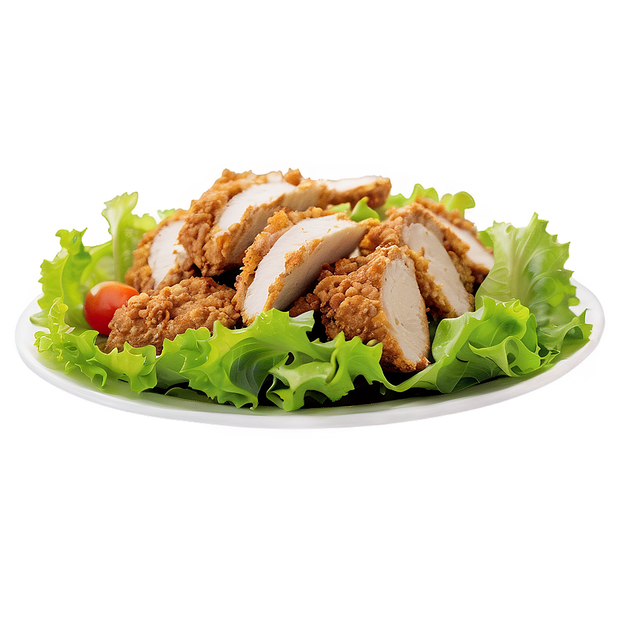 Fried Chicken Salad Png Bmr