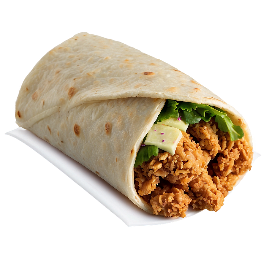 Fried Chicken Wrap Png Fkt31