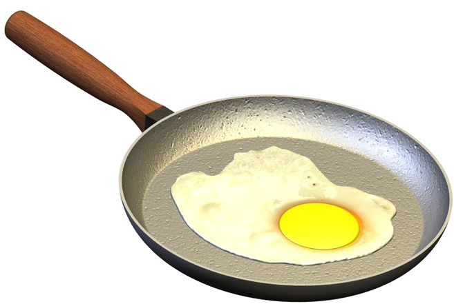 Fried Eggin Pan