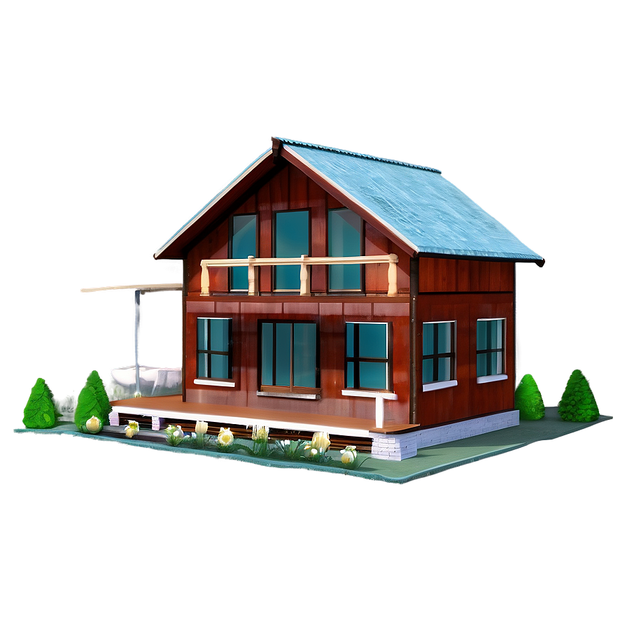 Friendly Bear House Design Png 06272024