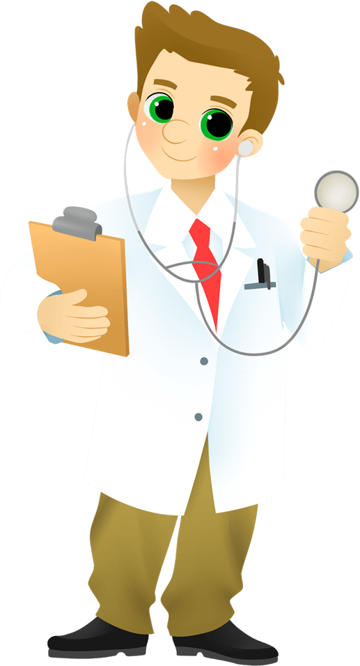 Friendly Cartoon Doctor Clipart