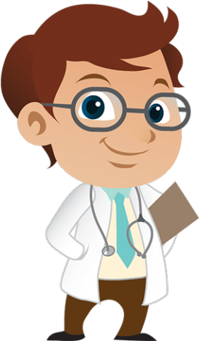 Friendly Cartoon Doctor Clipart